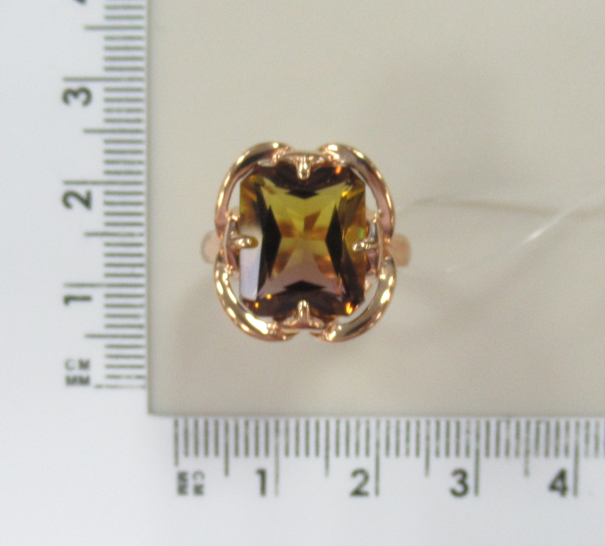 Серебряное кольцо с аметрином